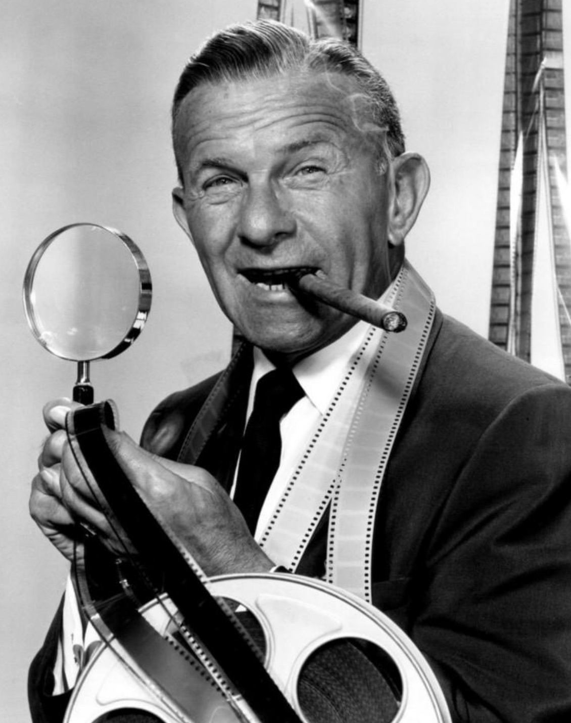George Burns with the signature cigar.